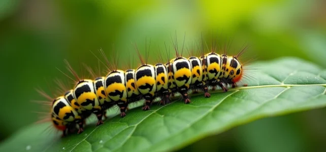 Comment identifier une chenille jaune et noire et protéger efficacement votre jardin Comment identifier une chenille jaune et noire et protéger efficacement votre jardin